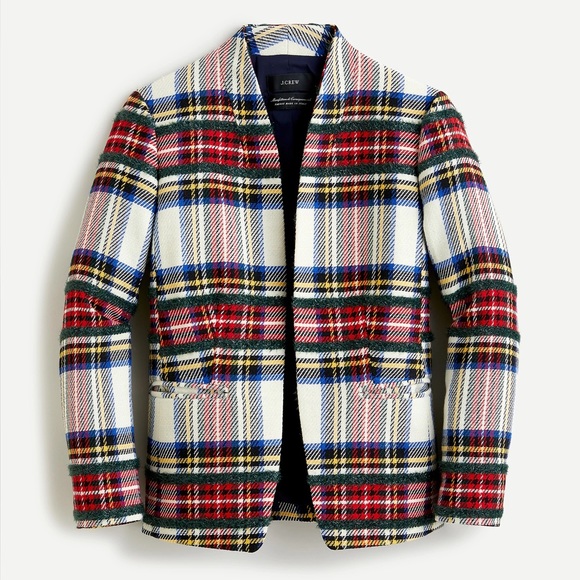 J. Crew Jackets & Blazers - New JCrew Going-Out Blazer in Snowy Stewart Tartan